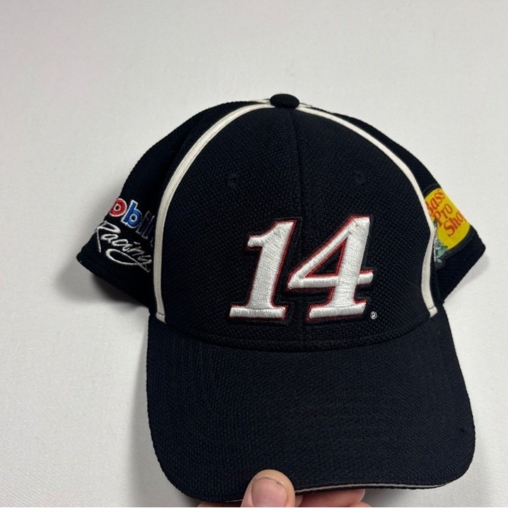 Chase Authentics NASCAR Ryan Newman #14 Mobil 1 Bass Pro Shops Cap Black